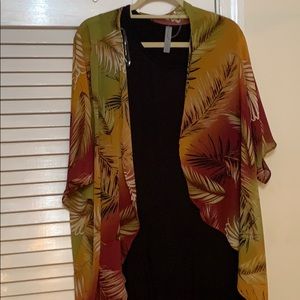Great date night dress!! Black with light jacket